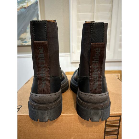 See By Chloé Alli Leather Chelsea Boot Black Size 36 EU 5.5 US NWOB Classic Boot - Picture 8 of 12